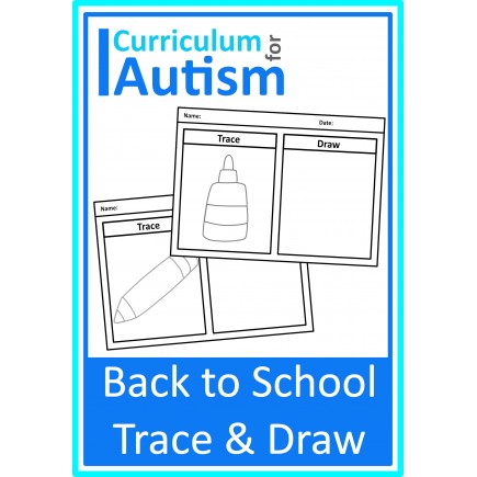 Back To School Theme Trace & Draw